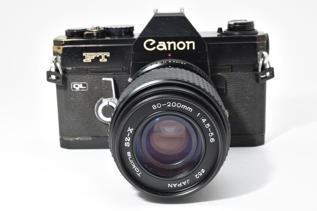 [USED] Rare Canon FT QL Black SLR Film Camera W. FL 50mm F/1.4, Near Mint, From JAPAN