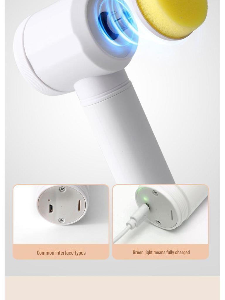Rechargeable Multifunctional Electric Cleaning Brush for Dishes, Bathroom, Tile, and Pot