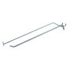 Single Hanger with Arm for EURO Mega-M Perforated Price Tag L-30cm Fi6 Zinc N