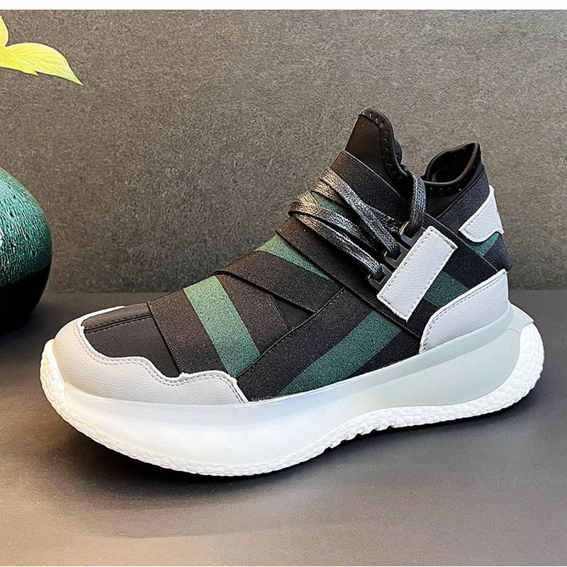 Fashion Luxury Fashion Mix Colors Patchwork  Walking Sneakers For Men Thick Bottom Casual Platform Shoes Flats Loafers Zapatos Hombre