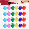 24 Pieces Wooden Castanets Percussion Instrument, Preschool Colorful Musical Rhythm Toys