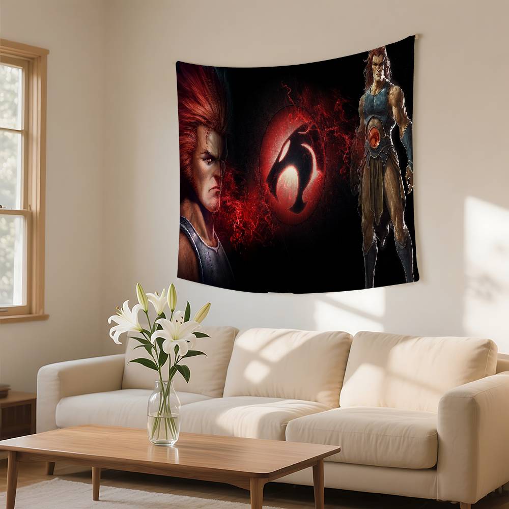 Hallway TThundercats Tapestry Wall Hanging Tapestry Art Deco Blanket Curtain Hanging At Home Bedroom Living Room Decor