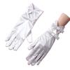 Hochzeit Braut Handschuhe Reine Damen Weiß Satin Handgelenk Länge Hochzeit Party Prinzessin Handschuhe