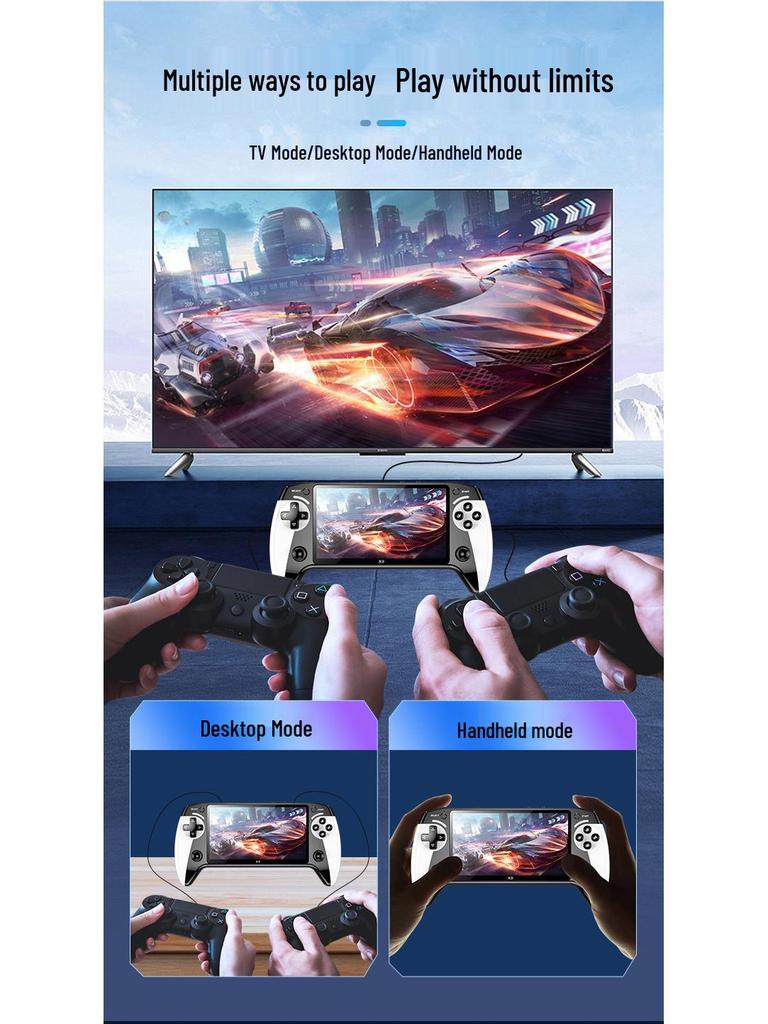 Dual Joystick Nostalgic Retro Handheld Game Console - PSP x95 with 1-inch HD Screen