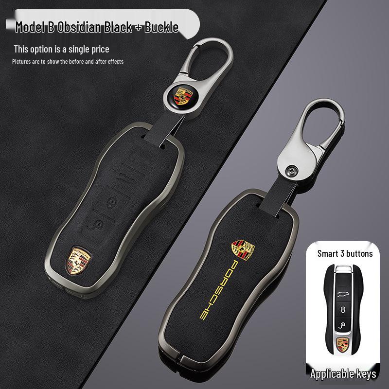 Funda de Carcasa para Llave Porsche para Cayenne, Panamera, Macan, 911, 718, Taycan
