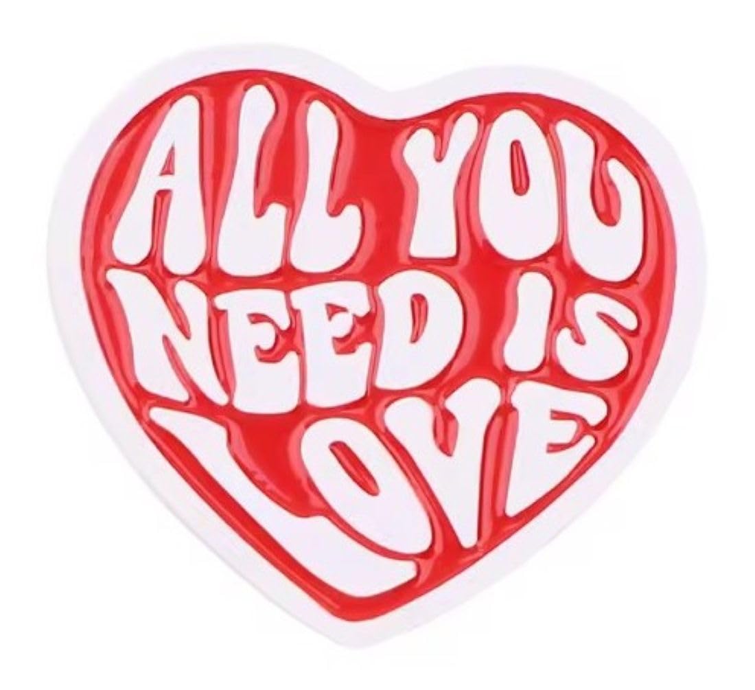 

All You Need Is Love Pin Badge Size (approx.) 3cm x 2.8cm [Used]