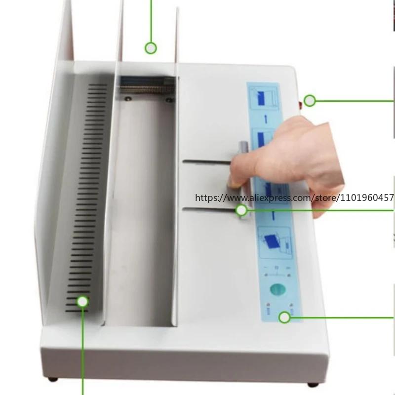 High-quality Financial Binding Machine with Hot Melt Binding Function Small Glue Binding Machine Office Desk Accessories