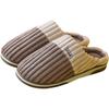 Warm Plush Non-Slip Slippers for Men & Women - Thick Sole Indoor Cotton Footwear for Fall & Winter
