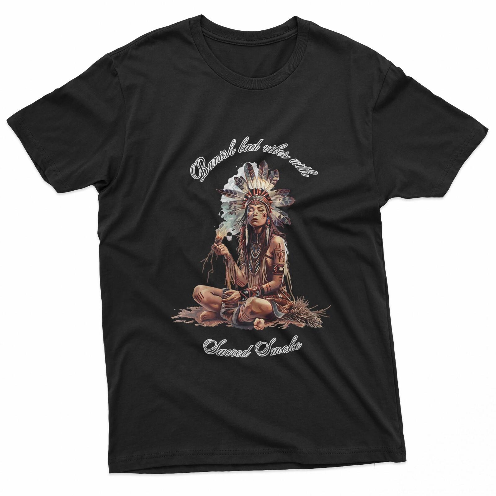 Sacred Smoke Banish Bad Vibes T-Shirt S