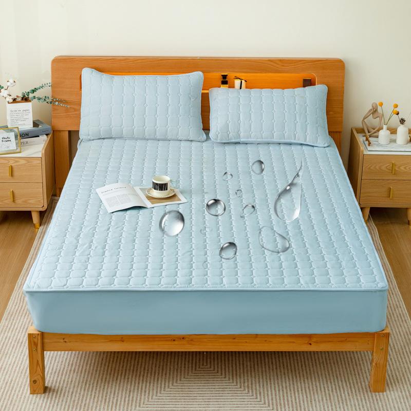 Grenzüberschreitende, gesteppte, wasserdichte Isolierunterlage, Spannbettlaken, Bettbezug, Außenhandel, verdickter Simmons-Schutzbezug, Matratzenbettwäsche