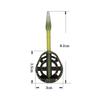 1pc Fishing Feeder Thrower Fish Tackle Green / Brown