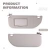 Car Inner Sun Visor Mirror Shield Shade Board For 301 For Citroen C3- Part Numbers 98038432DS 98038433DS