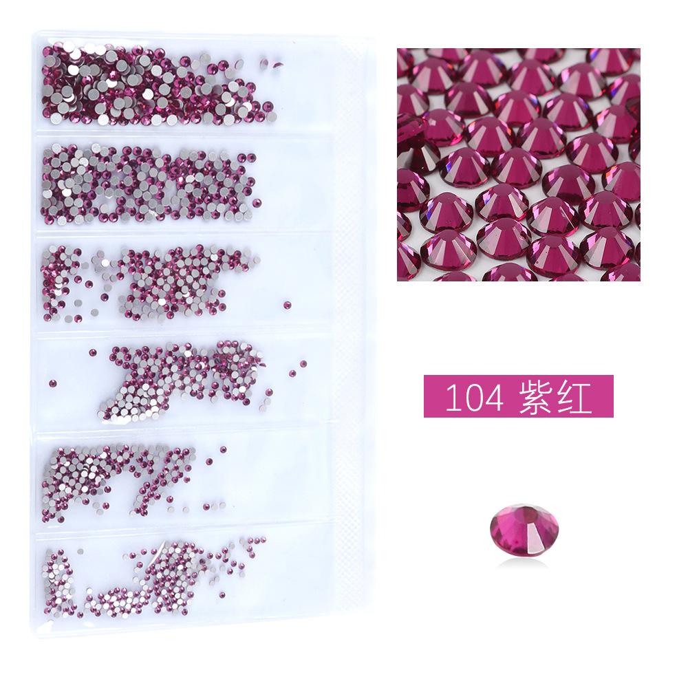 Flat Bottom Rhinestone Nail Drill Diy Nail Mobile Phone Case Sticker Drill, Jewelry Accessories, Bag Size Mixed Nail Drill