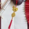 Chinese New Year Decorations 2026 Year of Horse Lucky Feng Shui Charm Zodiac Horse Hanging Tassel Pendant for Fortune Wealth Success Home Car Bonsai