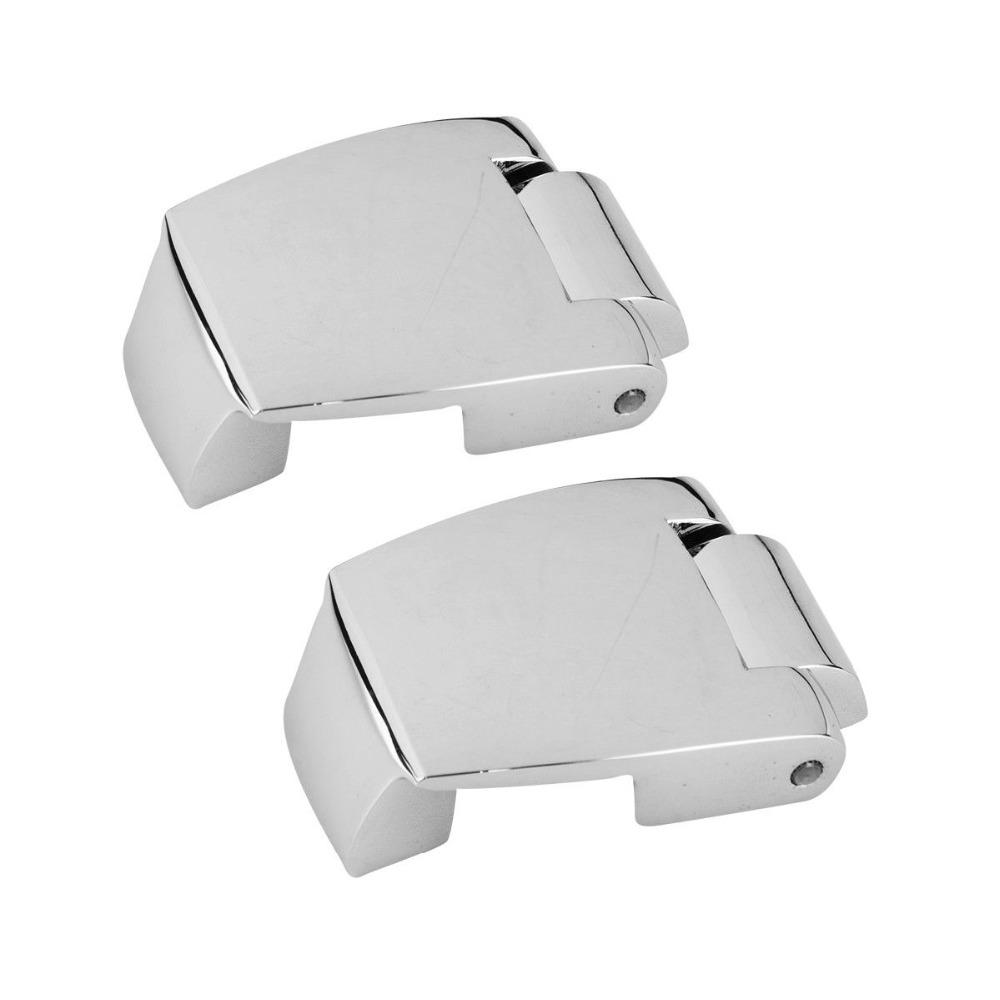 Motorcycle Chrome Trunk Hinges For Harley Touring Road King Road Glide 1988-2013