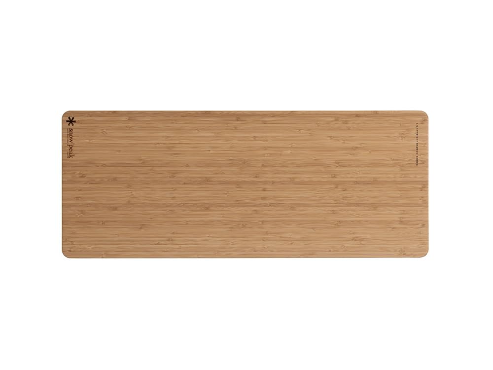 Snow Peak Sammenleggbar Hylle Lys Bambus Bord Skrivebord Camping Utendørs LV-065TL