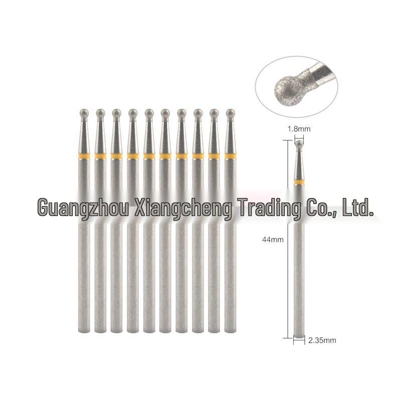 10-Piece Nail Art Diamond Drill Bits for Pre-Treatment and Grinding Dead Skin & Calluses