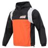 Air Flight MVP Hooded Pullover Jacket 'Black Orange' Men's DV7601-010