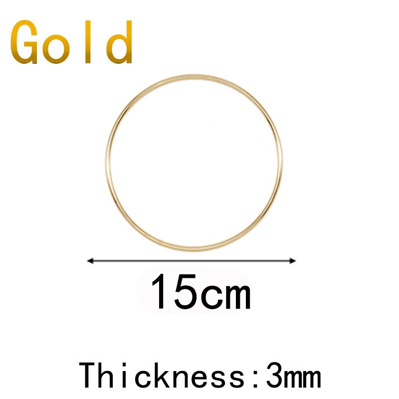 10-30cm Metal Hoop Wreath Frame Wire Ring Flower Garland Holder Rings DIY Macrame Floral For Wedding Decoration Dream Catcher