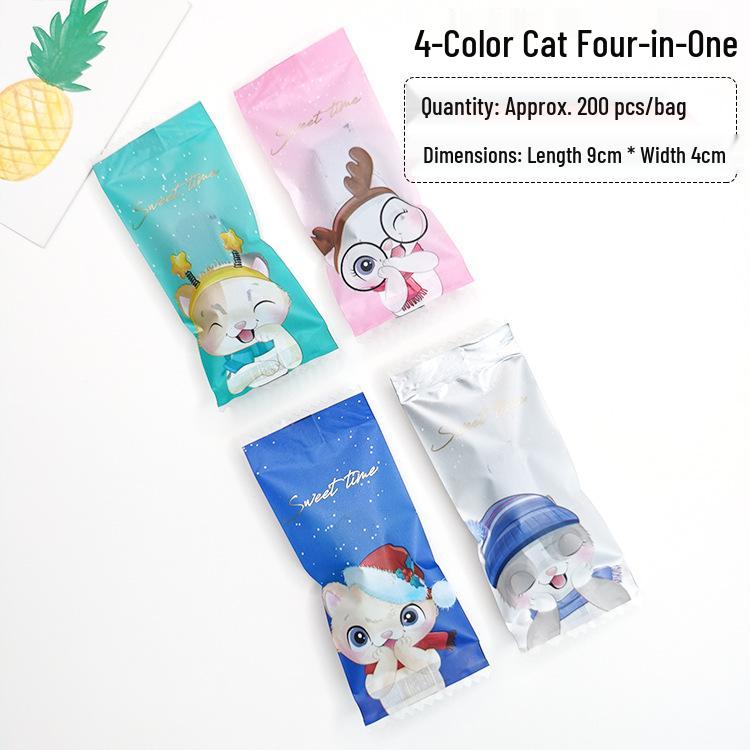 Nougat Candy Packaging Bag with Machine-Sealed Candy Paper