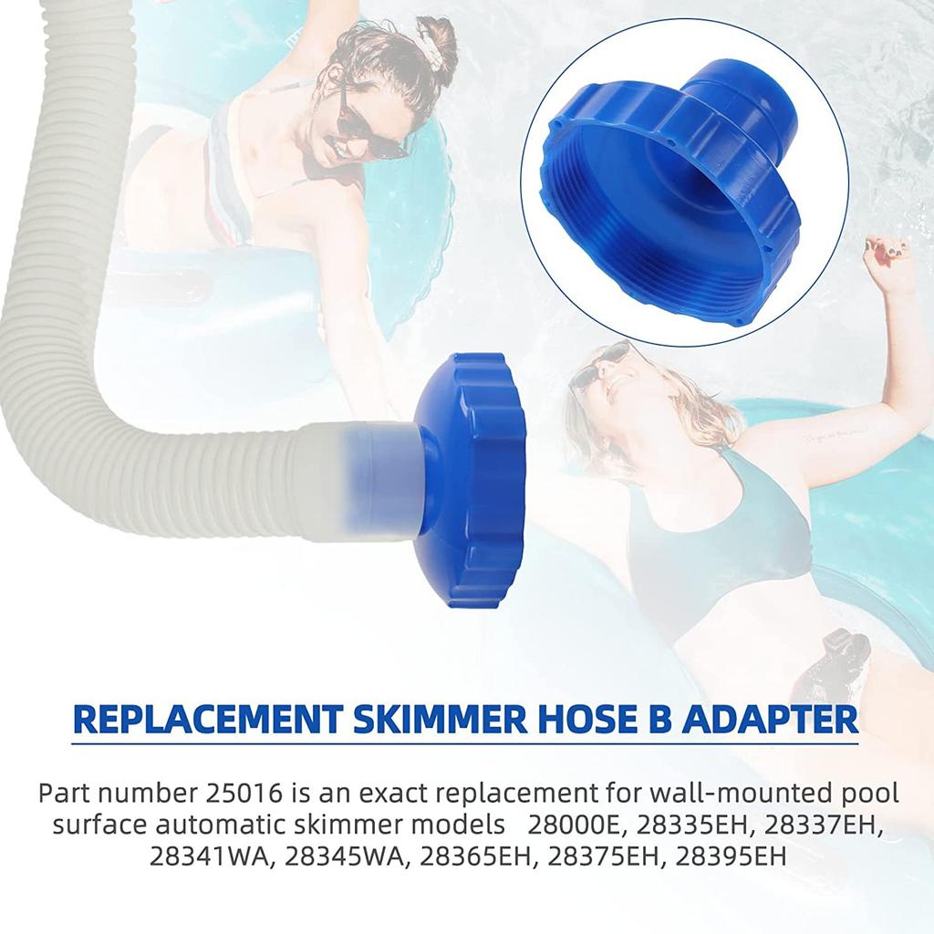 Adaptery do skimmera basenowego Kompatybilne z skimmerem 28000E Adapter węża do mocowania na ścianie basenu Złączka basenowa Mały adapter filtra