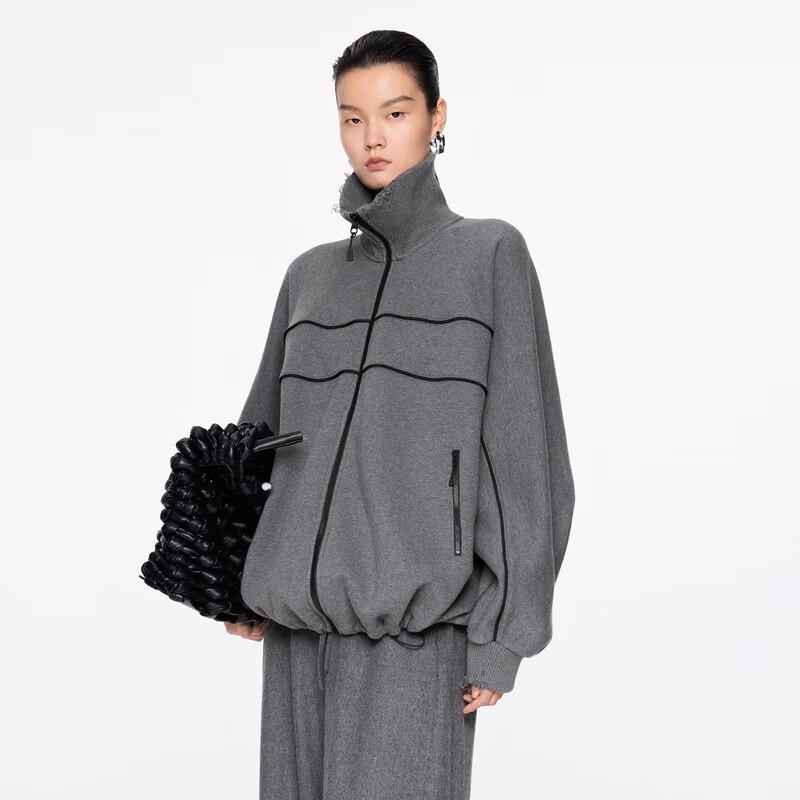 

JNBY 2024 Fall Loose Open-Front Sweatshirt M