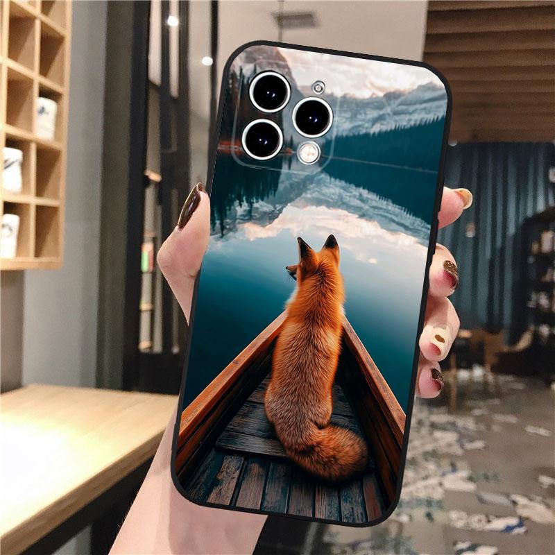 Handyhülle Carcasa Funda Für iPhone 17 Pro Max 17 Air 16 15 14 13 Pro Max 15 16 Pro 15Plus Niedlicher Fuchs