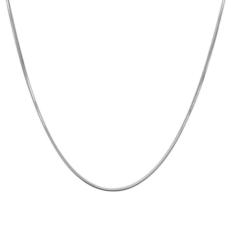 Titanstahl nicht verblassende Schlangenknochenkette Nischenhalskette Damen leichte Luxus-Halskette High-End-Schlüsselbein-Kette Ins-Kalt-Stil Zubehör