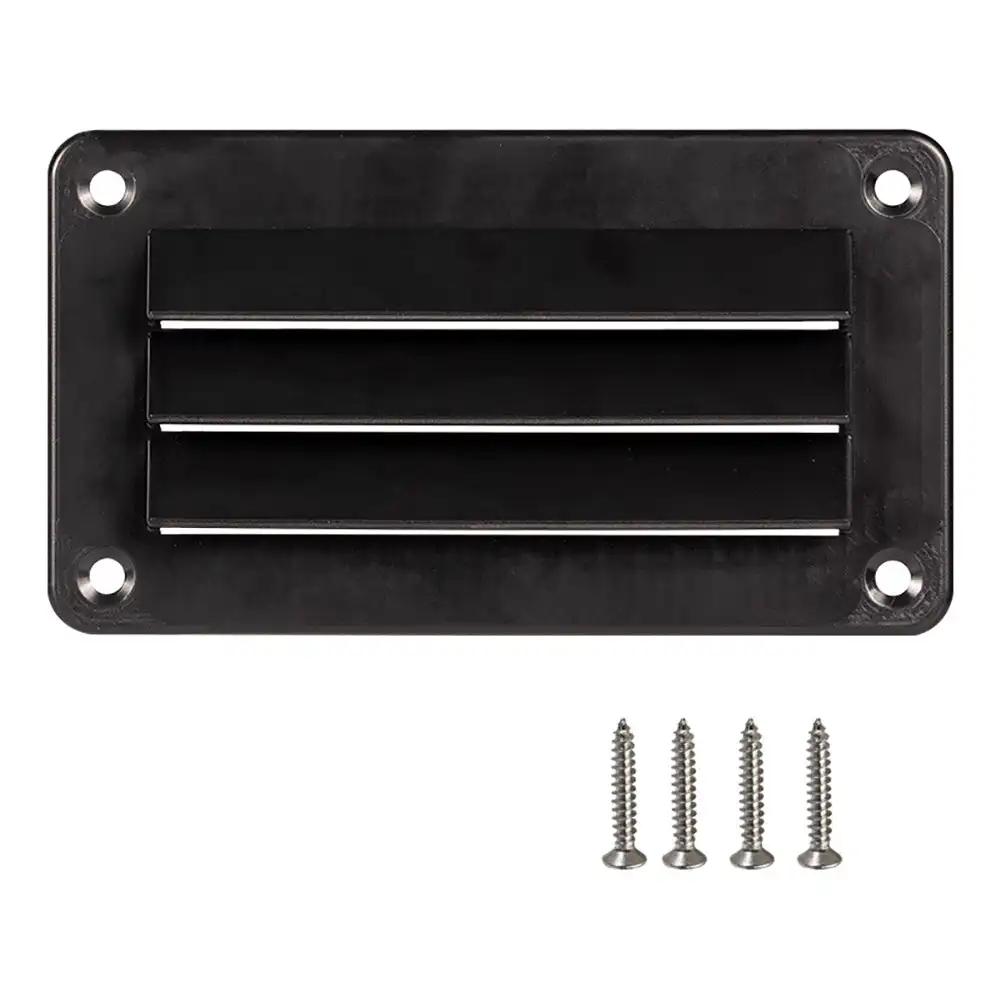 

1 шт. RV Air Vent Louver Professional Bathroom Office Vent Outlet Louver Louver для лодок, яхт, аксессуаров, вытяжного вентилятора чёрный