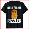 T-shirt Noir Coton Ohio Sigma Rizzler S-5XL
