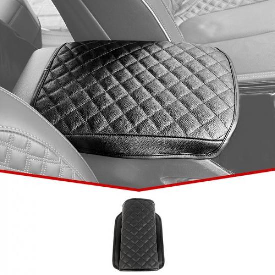 

Black Interior Center Lid Armrest Box Pad Cover For Jeep Grand Cherokee +