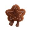 Tree Christmas Star Shapes Plush Toy Keychain Stuffed Doll Pendant Backpack