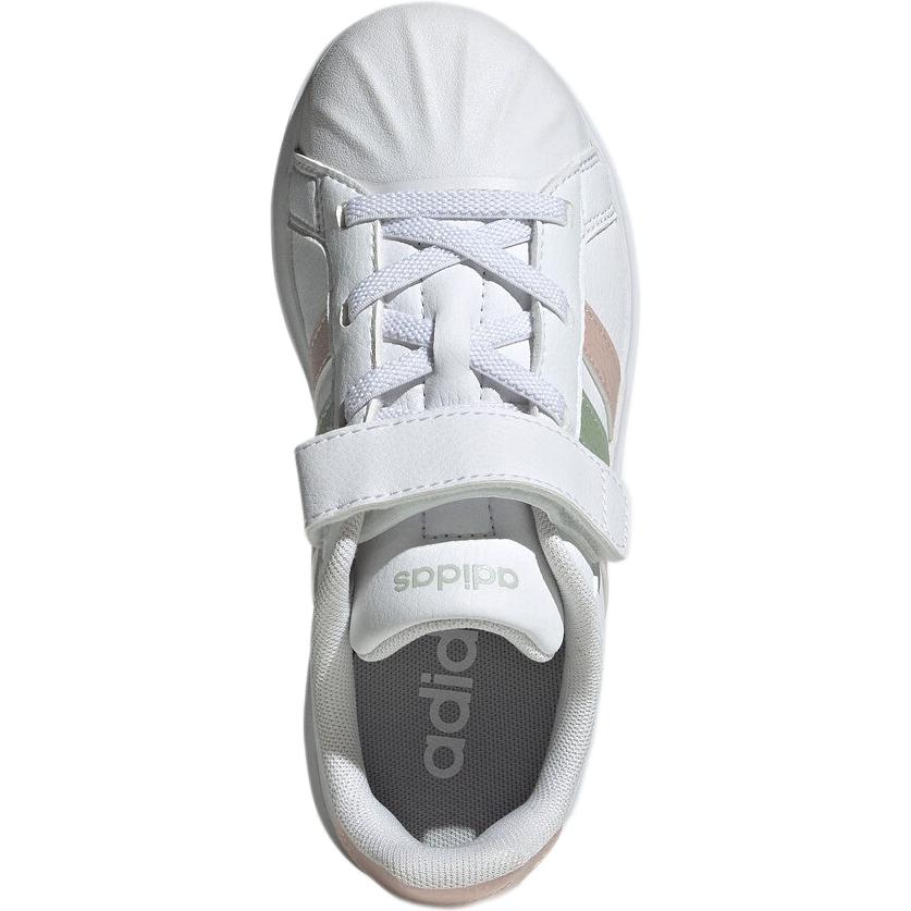 Adidas Street Talk El C Comfortable Fashion Low Top Skate Shoes Kids Sneakers White JQ6888