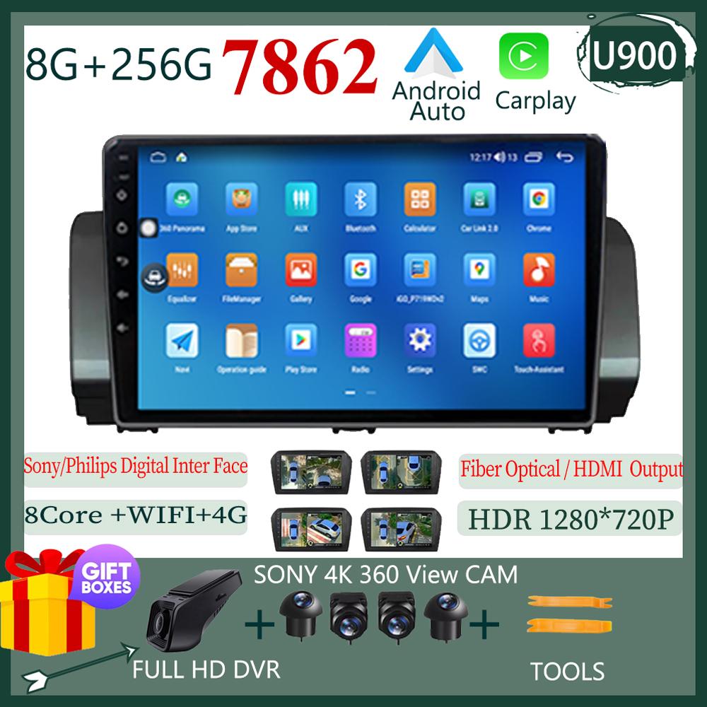 Android 14 For Renault Sandero 2021 Car Carplsy Radio Screen  Multimedia Video Player Navigation Stereo GPS CPU HDR QLED NO 2DIN