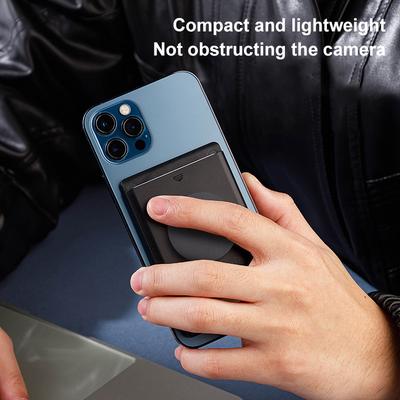 Magnetischer Handy-Kartenhalter mit ausziehbarem Handygriff für Magsafe Klebe-Geldbörse Sockel Kartenetui Handyhalter für iPhone 14 15