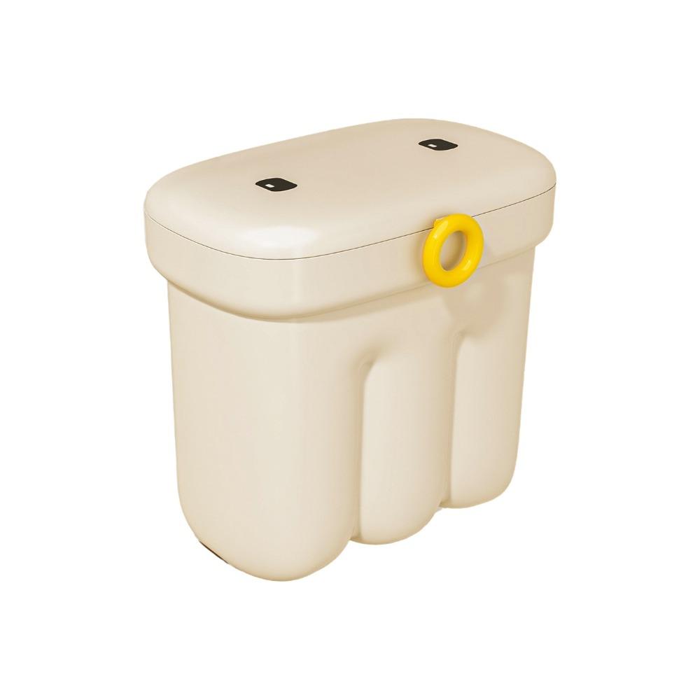 Modern Cartoon Kitchen Garbage Can Plastic Large Capacity Waste Bin Odor-Proof with Lid Wall Mounted Trash Can Kitchen
