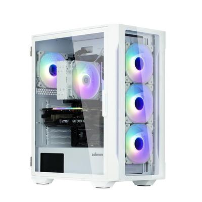 ZALMAN I3 NEO TG White Mid-Tower PC Case with Tempered Glass Front Panel (CS8682)