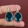 Faceted Indicolite Earring 925 Sterling Silver Earring Wonderful Vintage Earring Indicolite Gemstone Jewelry Handmade Earring Gifts For Her