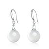 Women's Retro French Cat's Eye Water Drop Earrings - Elegant Studs with Ear Hooks