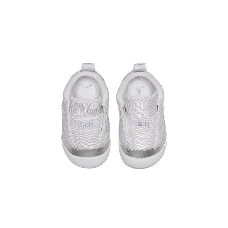 Jordan 11 Crib Bootie White Platinum I CI6165-100