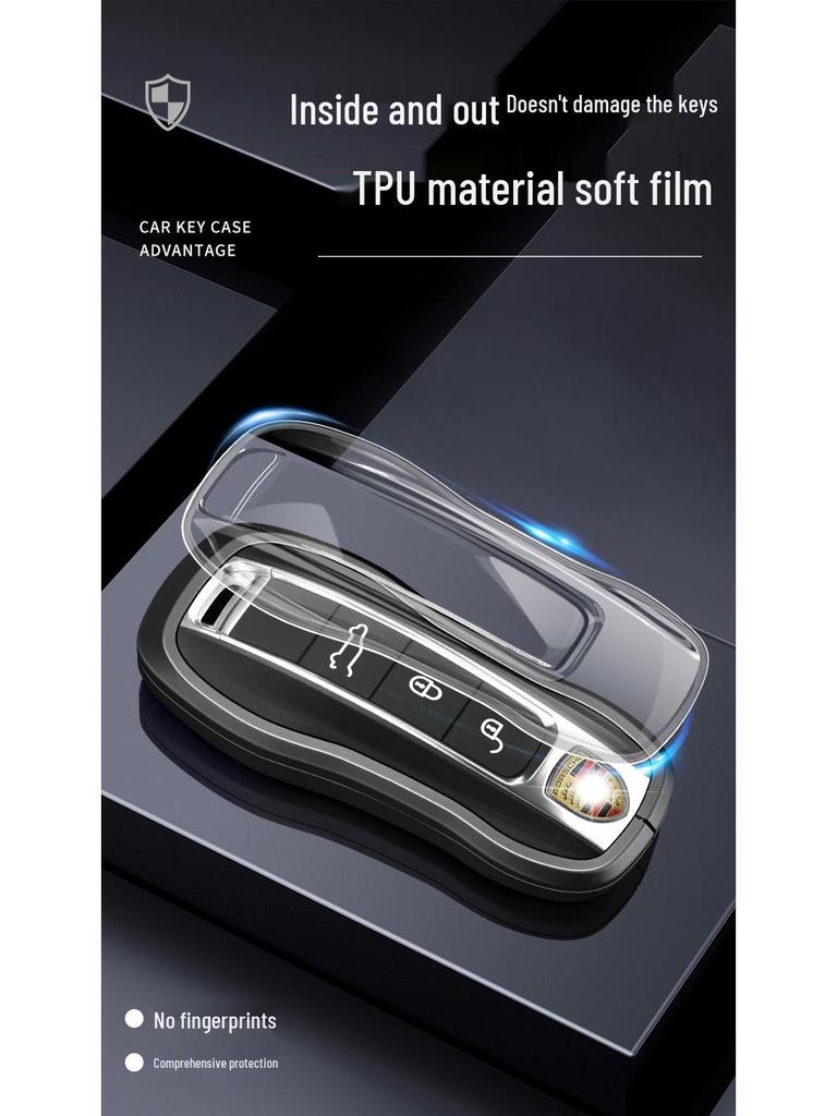 Porsche Key Case Shell for Panamera, Cayenne, Macan, 911