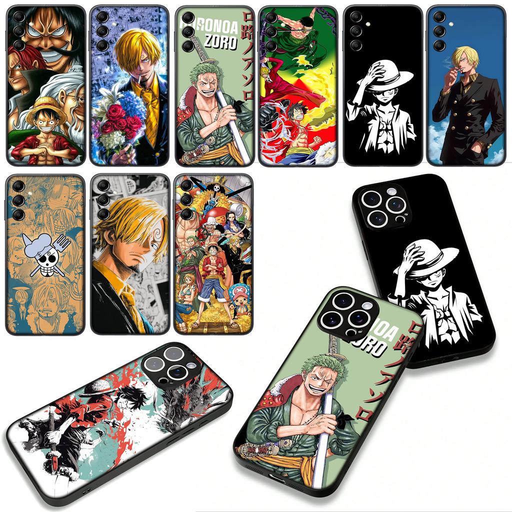Roronoa Zoro One Pieces Luffy Sanji Phone Cover for Apple iPhone 16 15 14 Plus 13 12 Mini 17 Pro Max + ProMax 16E Air Case