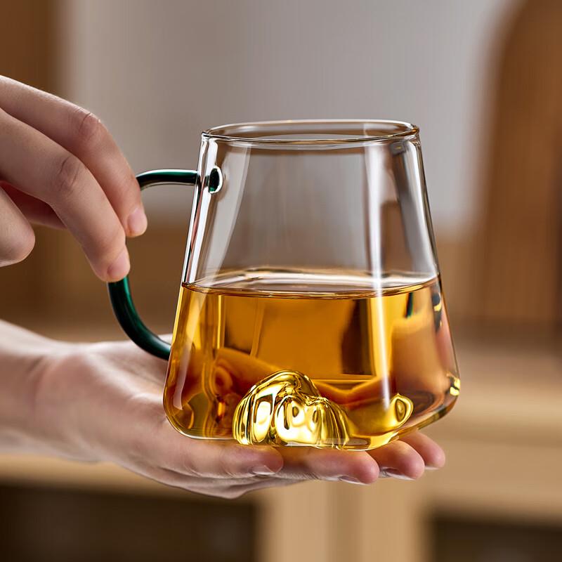Mountain Base Glass Tea & Water Cup