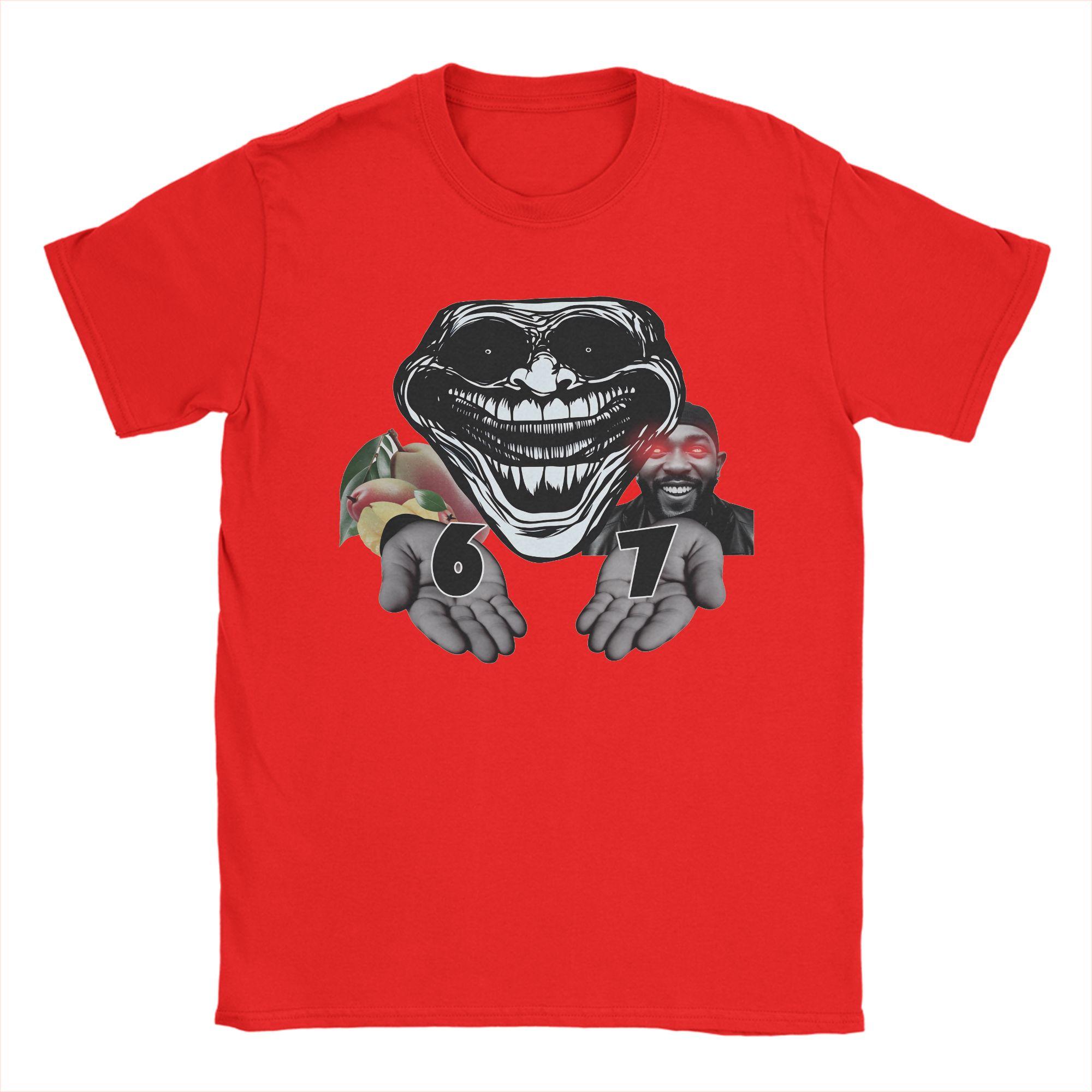 

Awesome Trollface Meme Graphic TShirt Unisex Crewneck Cotton T Shirts Short Sleeve Tees Party Clothing S