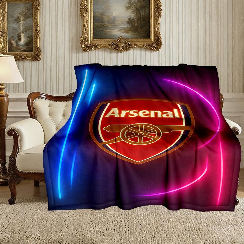 Football Club Blanket Lightweight Print Throw Blanket For Couch, Bed, Car, A Heartfelt Gift for Your Family and Friends