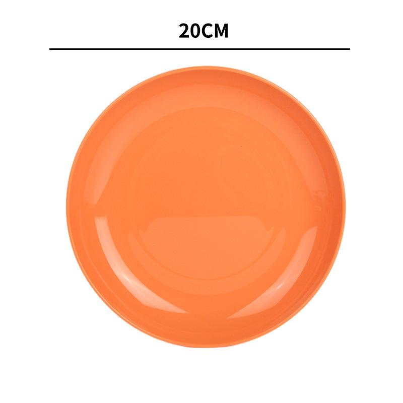 Uz Casnic Paste Deserturi Occidentale Gustări Fructe Culoare Solidă Farfurie Rotundă