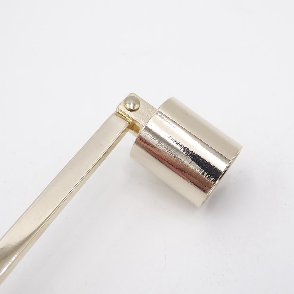 Candle Wick Snuffer Stainless Steel Wick Flame Snuffer Vintage Extinguisher with Long Handle
