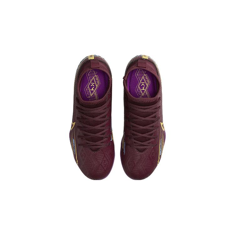 New Nike Kylian Mbapp X Mercurial Superfly 9 Club FG MG 'Dark Beetroot' GS DO9789-694