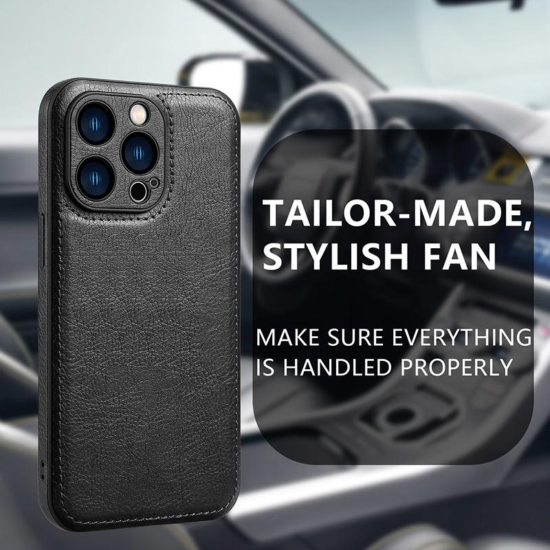 Luxury Solid Color Leather Bumper Soft Phone Case For iPhone 16 Pro Max 14 11 12 13 15 Pro Max Camera Lens Protection Back Cover