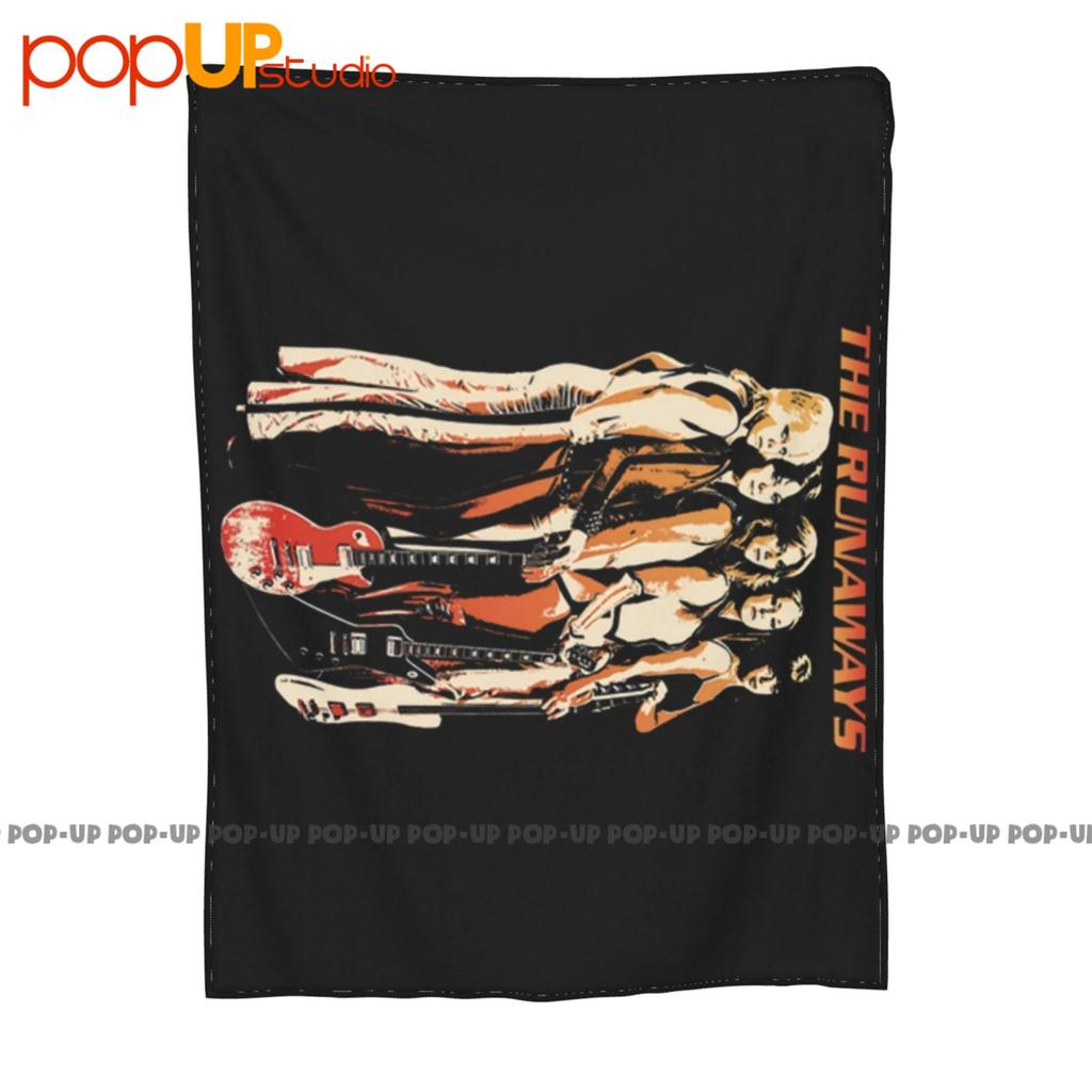 The Runaways All Female American Rock Band Queens Of Noise 1977 Ultra-Soft Blanket Quilt Winter Sofa Cover Bed Covers